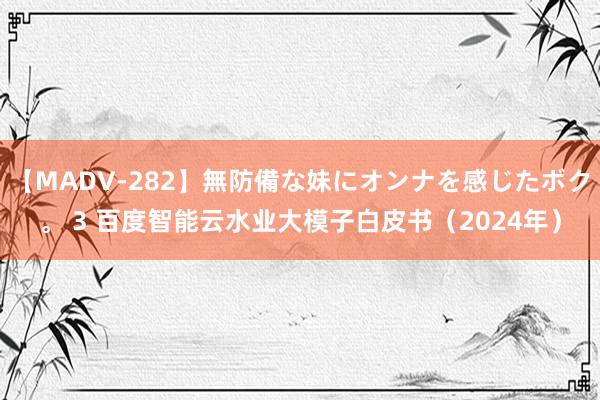 【MADV-282】無防備な妹にオンナを感じたボク。 3 百度智能云水业大模子白皮书（2024年）