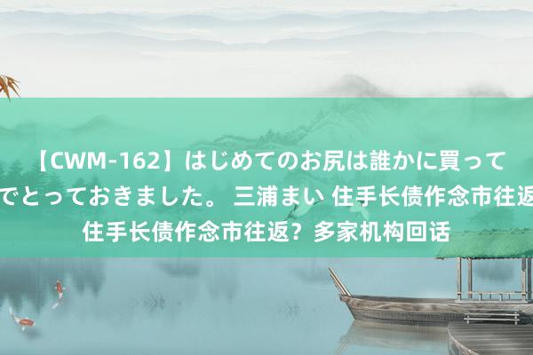 【CWM-162】はじめてのお尻は誰かに買って欲しくて今日までとっておきました。 三浦まい 住手长债作念市往返？多家机构回话