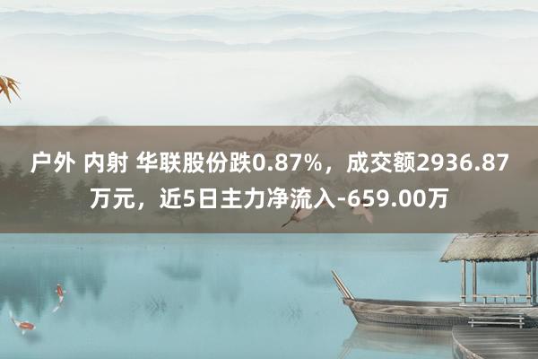 户外 内射 华联股份跌0.87%，成交额2936.87万元，近5日主力净流入-659.00万